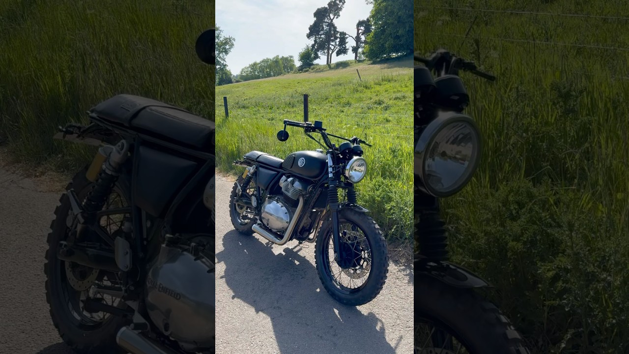 Custom Scrambler Royal Enfield Interceptor 650 - Sold Out Motorcycles Exhaust #royalenfield