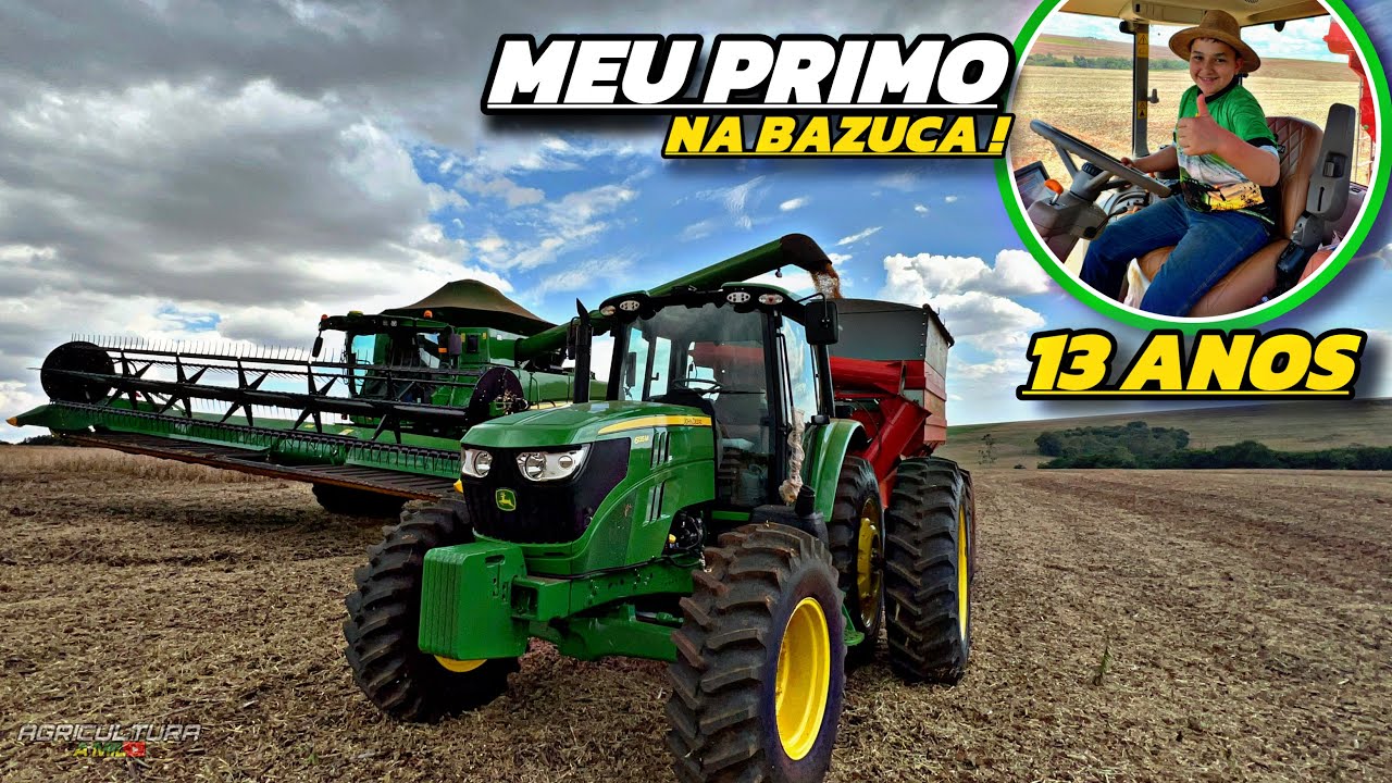 ELE TEM 13 ANOS E JÁ ESTA NA LIDA| safra24/25🤠🚜🙏🏼