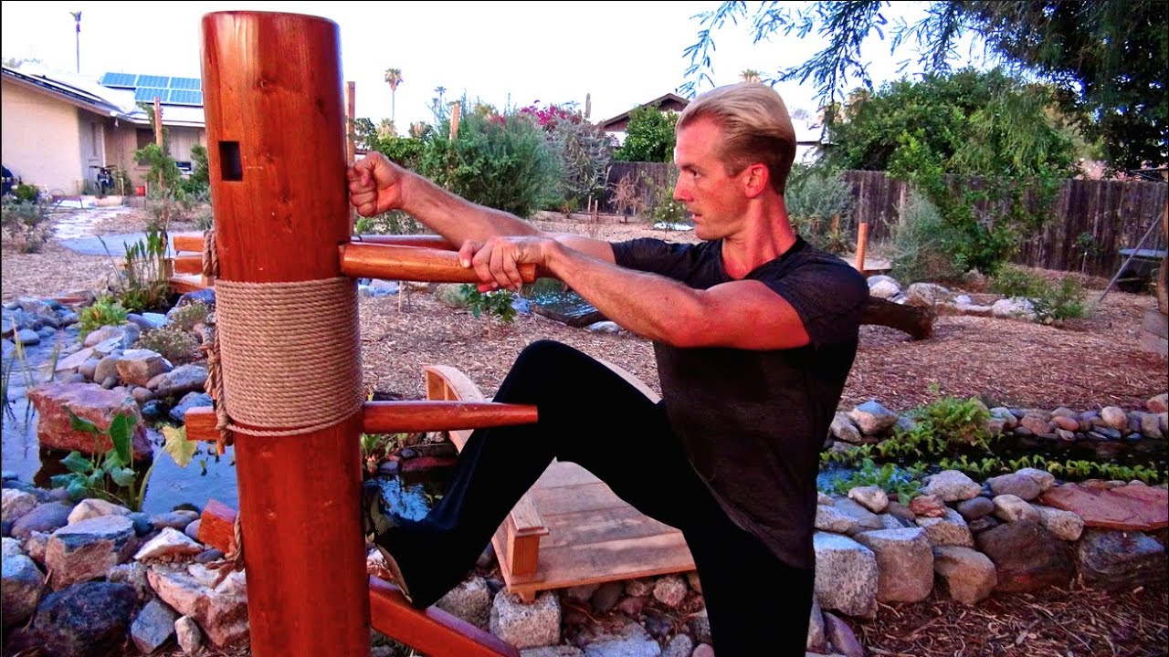 Top 10 Wing Chun Wooden Dummy Techniques and Fighting Applications of the Muk Jong!