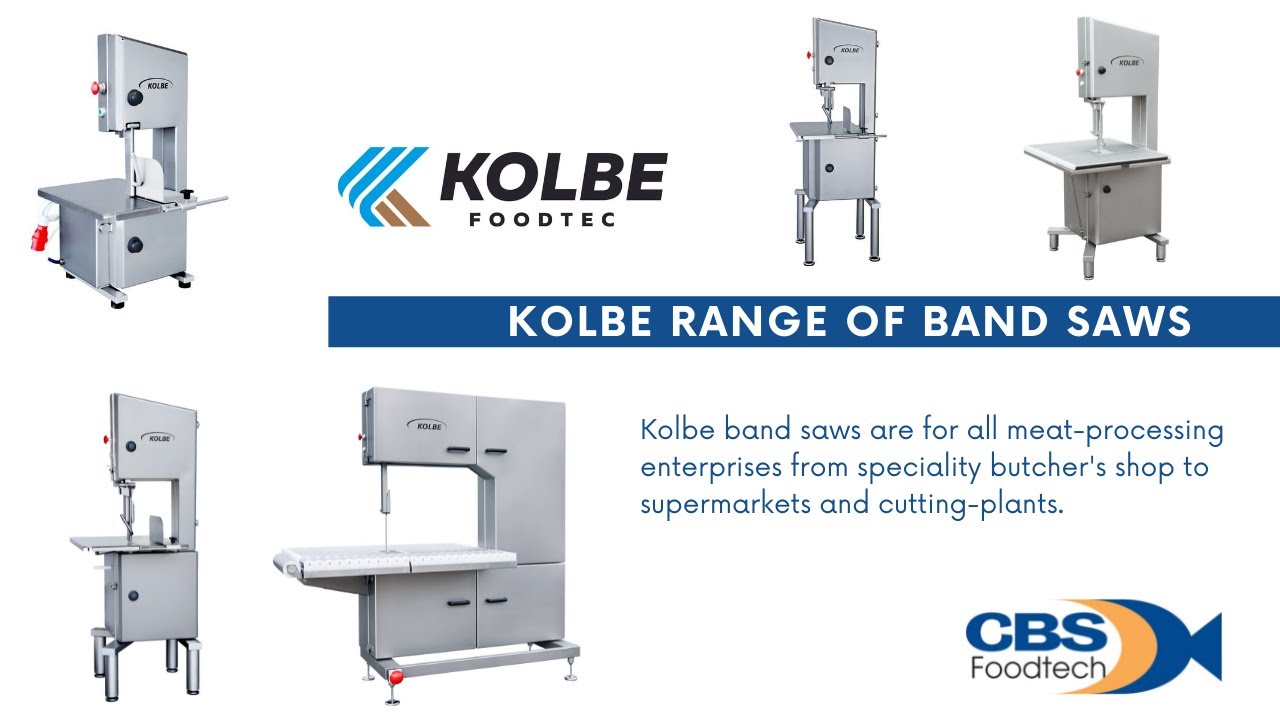 Kolbe Band Saw Range from CBS Foodtech