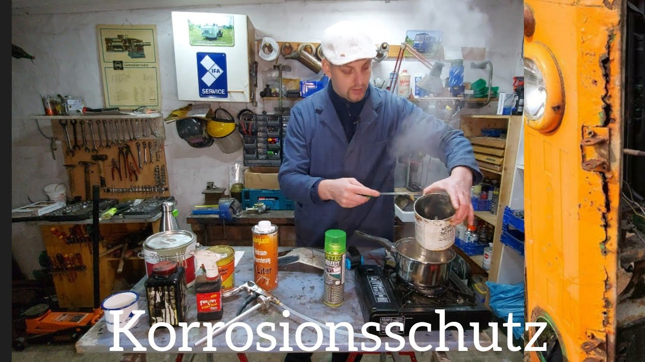 Tipps und Tricks ⚒ Korrosionsschutz / Rostschutz am Barkas, Multicar,W50 Seilfett vs. Mike Sanders ?