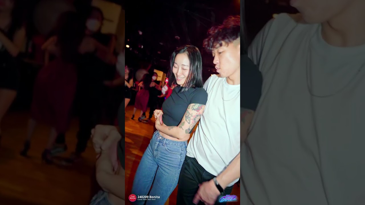 [4K]  Bachata  Social(Vertical Video) , 09. Feb, 2024 @Bonita, Hongdae