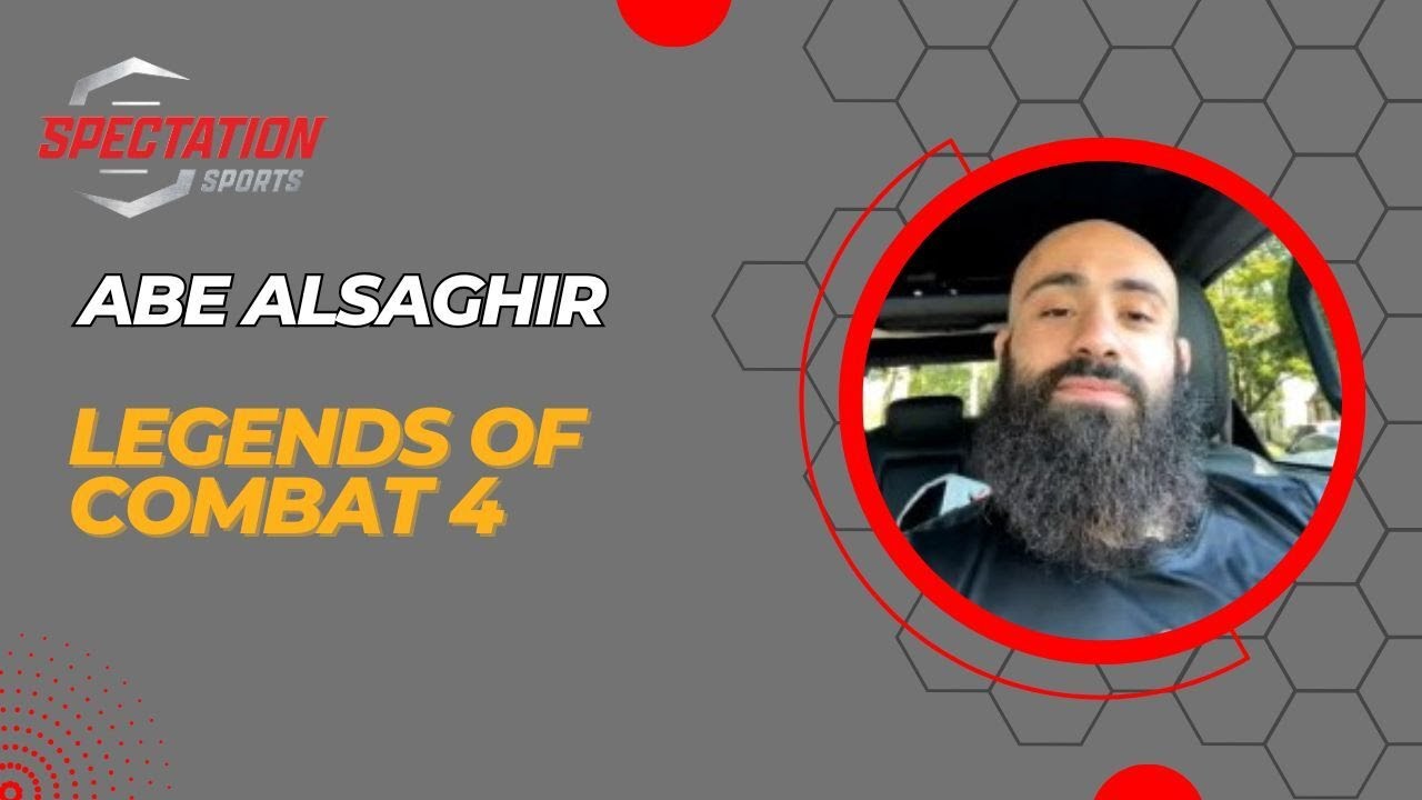 Abe Alsaghir expects to outmatch veteran Juan Porto at Legends of Combat 4