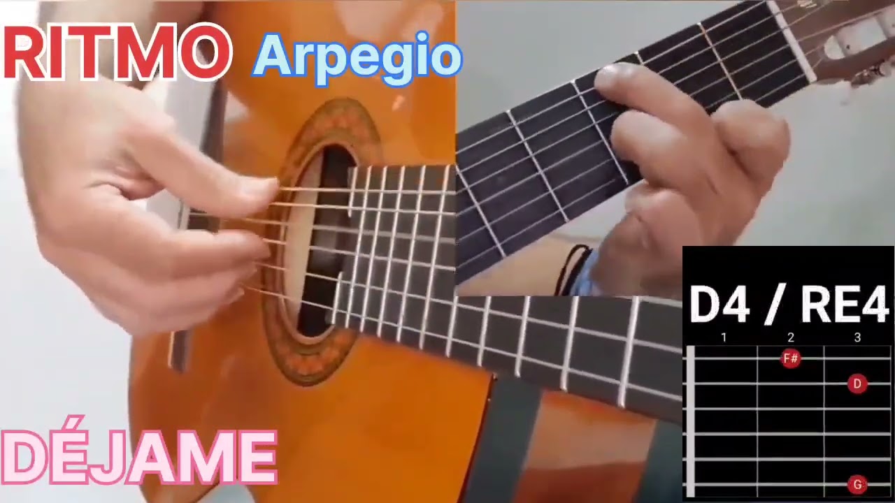 Cómo tocar DÉJAME 🍷Juan Fernando Velasco🍷ACORDES Y RITMO [ TUTORIAL GUITARRA ]