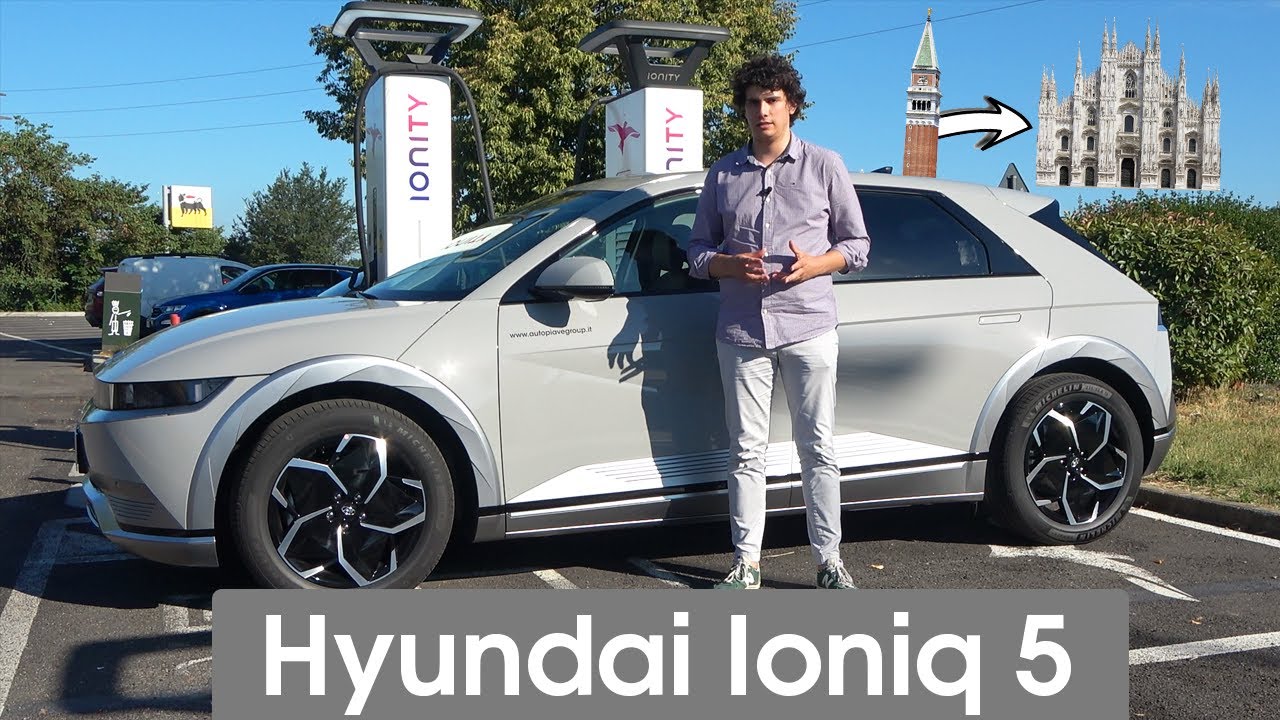Hyundai Ioniq 5 2021 - Test Autonomia Venezia-Milano