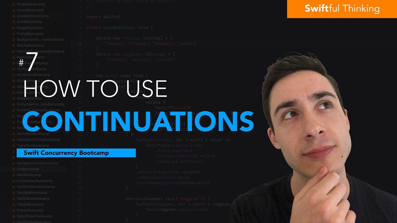 How to use Continuations in Swift (withCheckedThrowingContinuation) | Swift Concurrency #7
