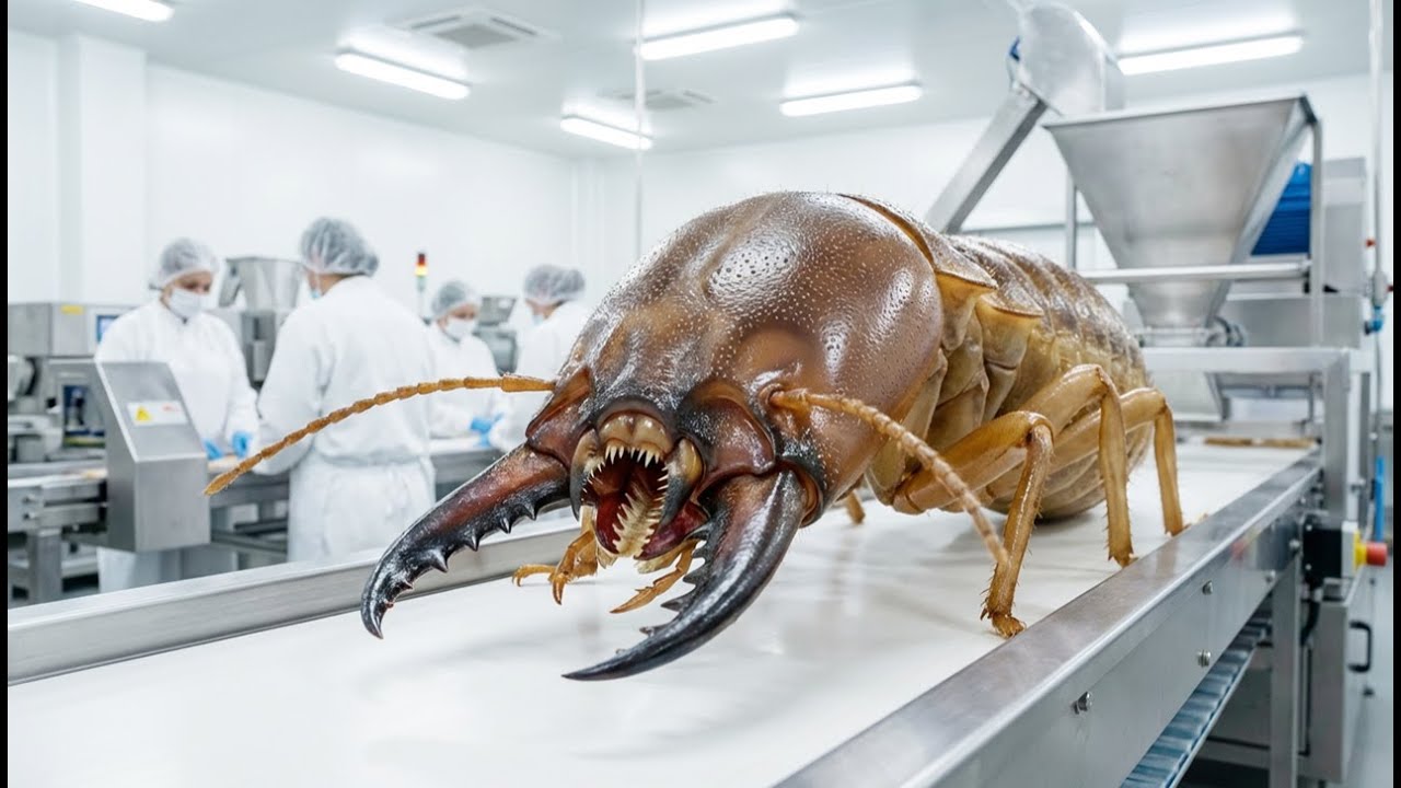 Inside The Termite Factory: Harvesting Giant Queen Eggs & Soldiers for Protein Mix T-100