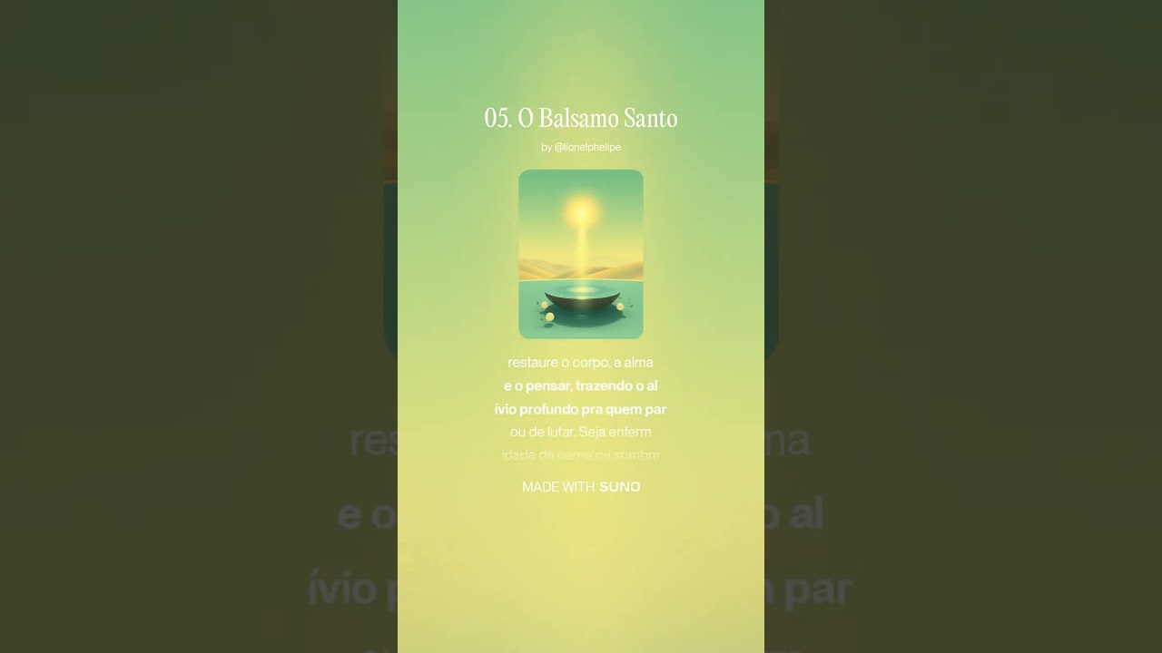 05  O Balsamo Santo
