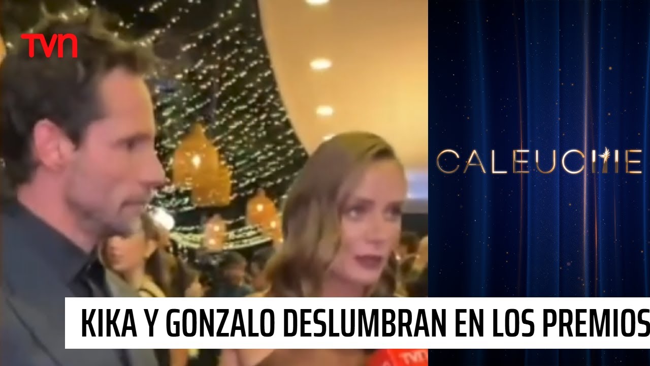 Kika Silva y Gonzalo Valenzuela deslumbran en la previa de los Premios Caleuche | Caleuche 2025
