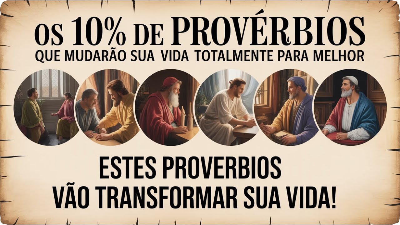 Os 10% de Provérbios que mudarão sua vida totalmente para melhor