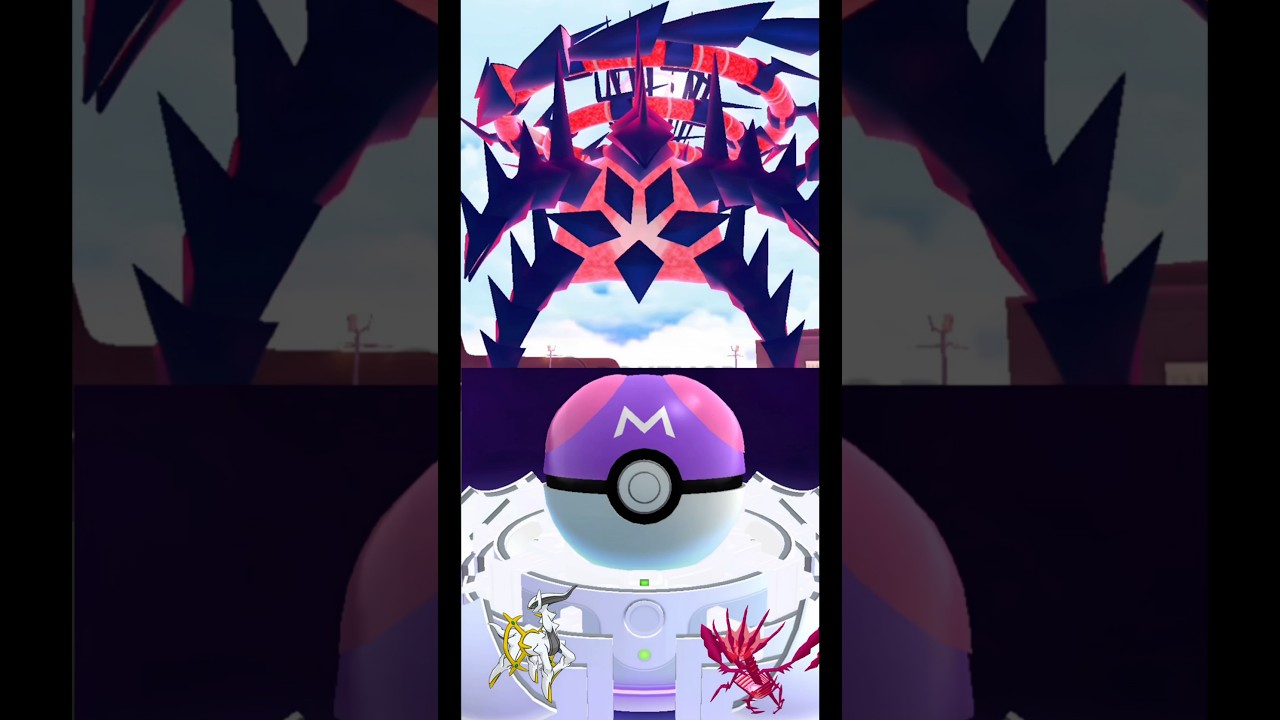 Using Master Ball On Eternatus in Pokemon Go