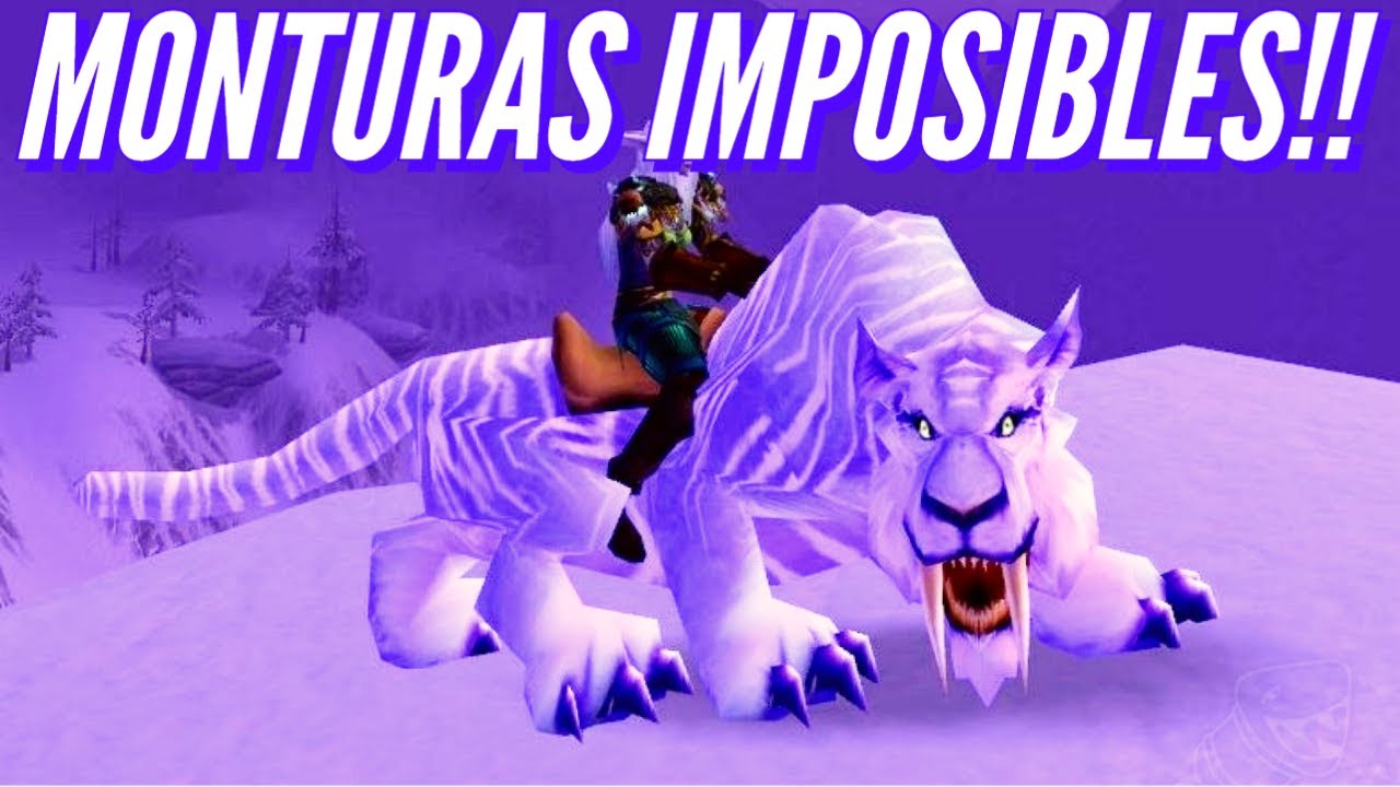 Las MONTURAS mas DIFÍCILES de Conseguir en WoW Classic