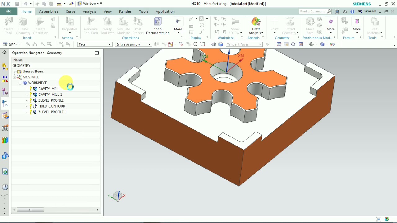 NX CAM Solid Profile 3D using to create  chamfer milling operation_#nx10