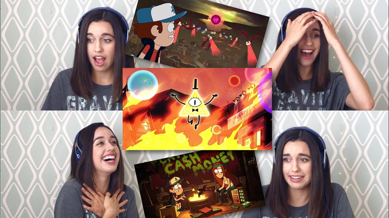 Gravity Falls s02 e18 "Weirdmageddon Part 1" Reaction