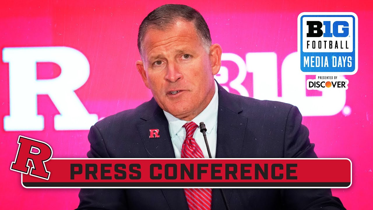 Rutgers Greg Schiano Press Conference | 2025 B1G Football Media Days