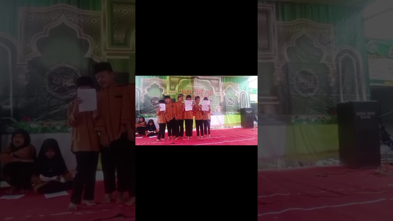 Peringatan isra miraj kutabima penampilan anak2