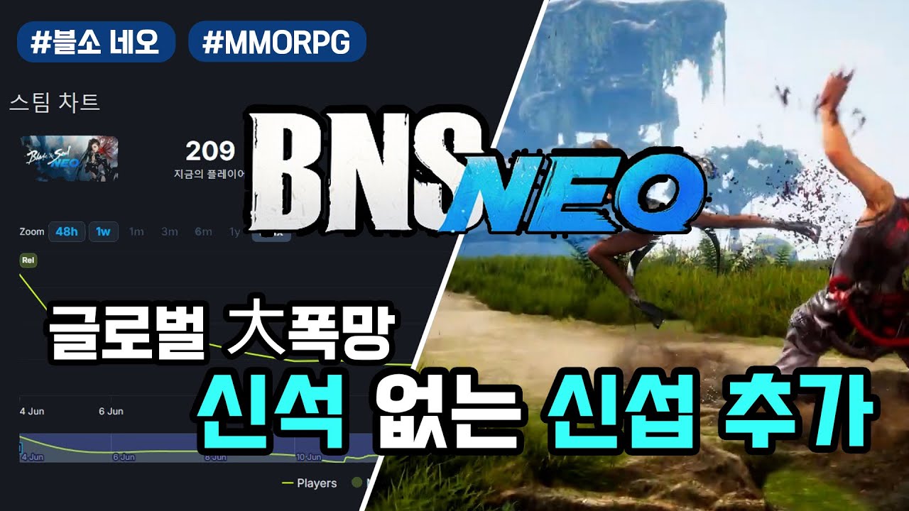 [포커스] 유저 다 떠난 뒤, 드디어 바뀌는 블소 네오? 신규 금 서버 및 백청산맥 출시 예정