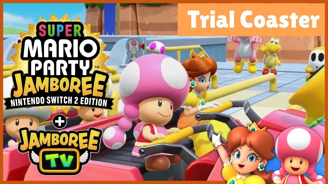 ✿ Trial Coaster (Daisy Gameplay) | Super Mario Party Jamboree TV ✿