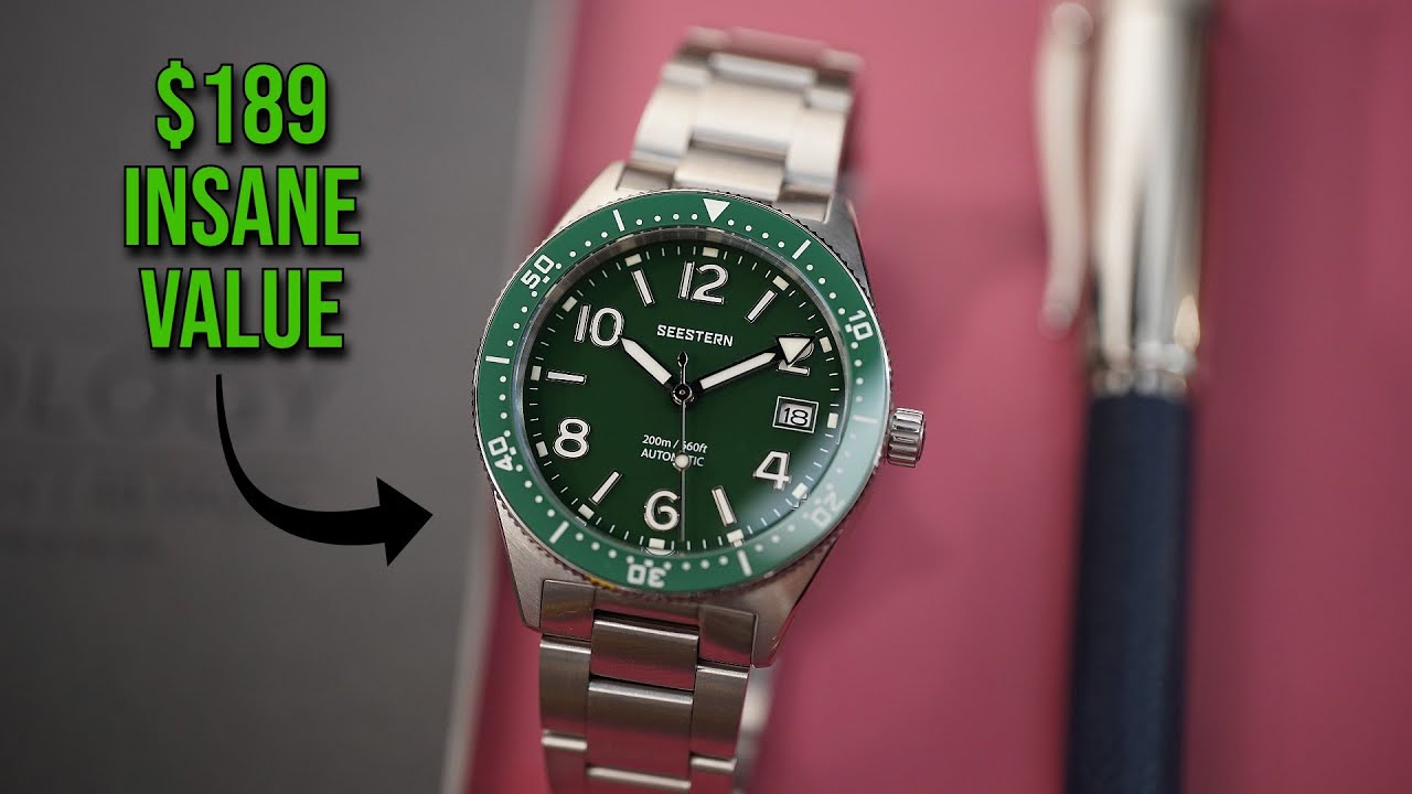 Crazy $10,000 Glashutte Original Seaq for Just $189? Seestern Skin diver w/ on the fly Micro adjust