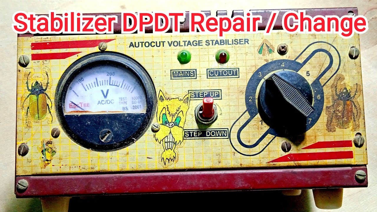 Stabilizer Repair at Home | Stabilizer up down switch problem | every technician must watch video |
