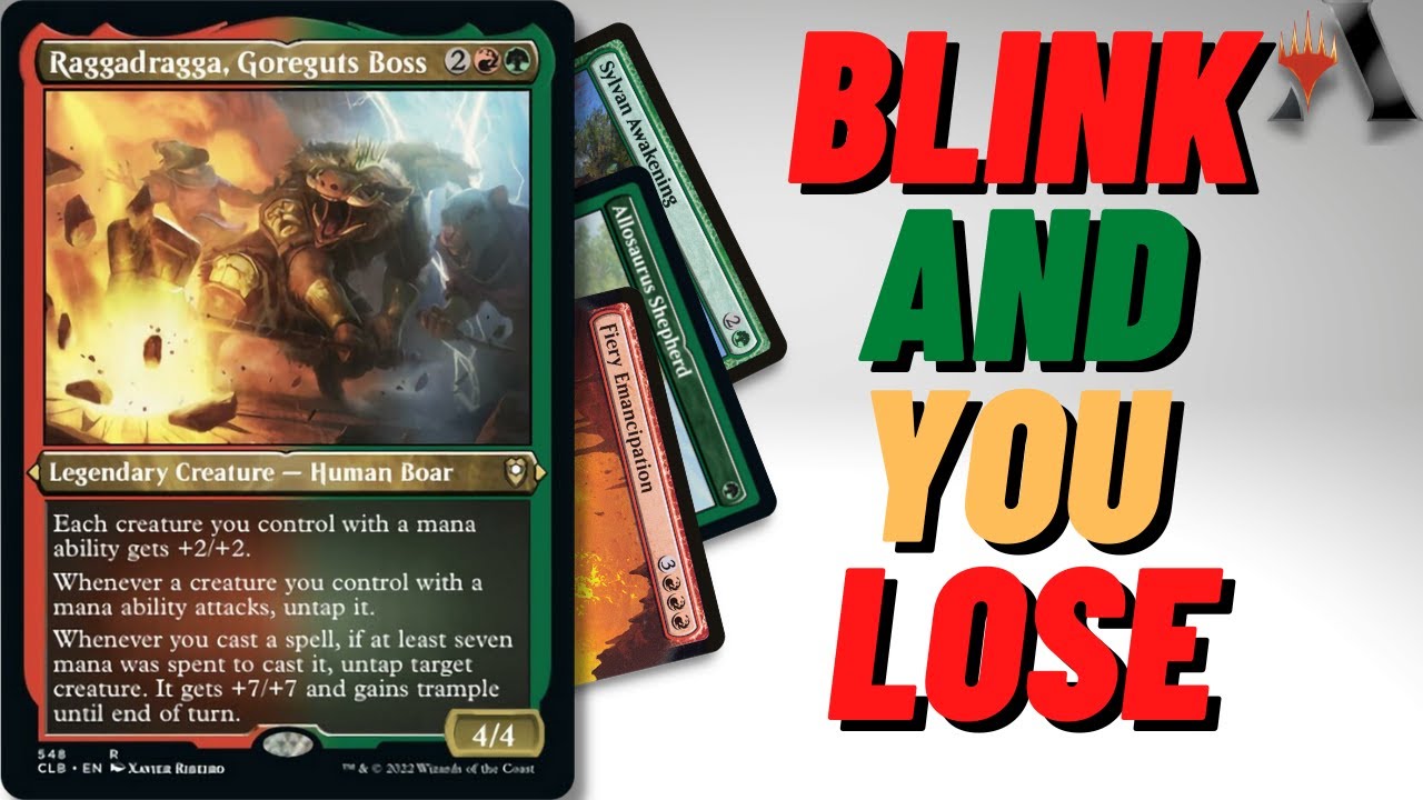 Winning on Turn 4! | Raggadragga, Goreguts Boss | Historic Brawl Commander MTG Arena