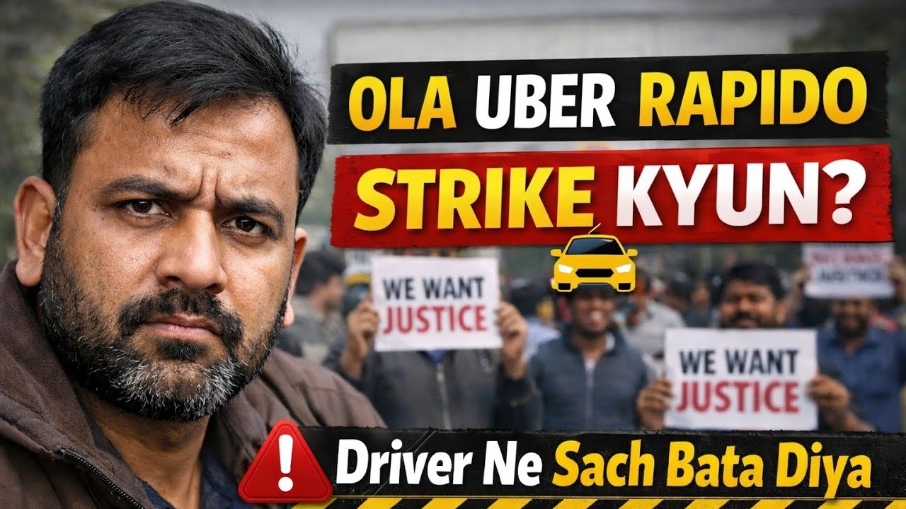 Ola Uber Rapido Strike | Ground Reality Driver Ke Saath