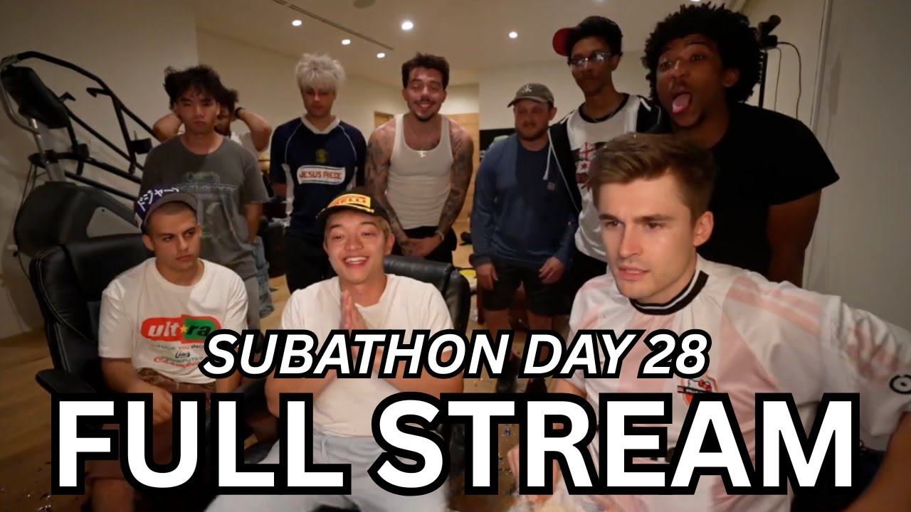28 OCT - FAZE SUBATHON 2 DAY 28: JasonTheWeen Breaks Ludwig's Sub Record! (PART 2)