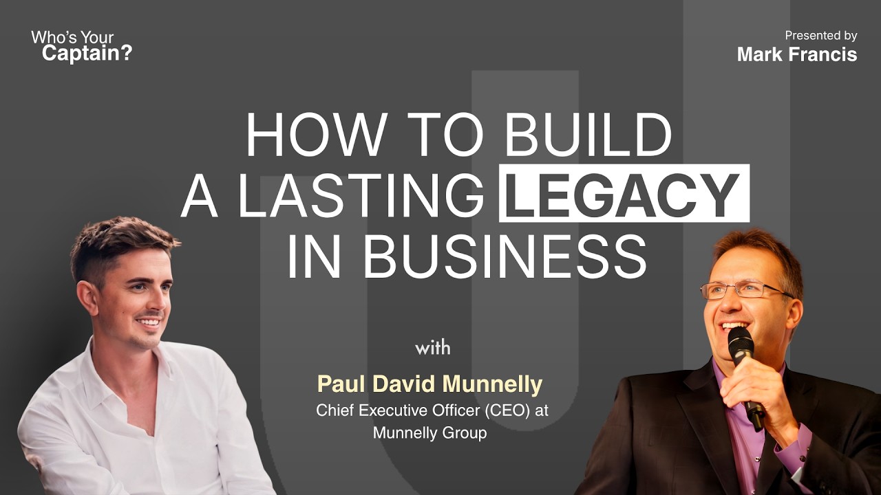 SE01E19 How to Build a Lasting Legacy in Business I Paul David Munnelly