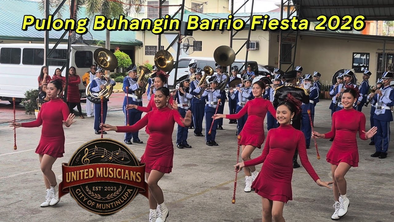 United Musicians Band of Muntinlupa | Pulong Buhangin Barrio Fiesta 2026 | Presentation 