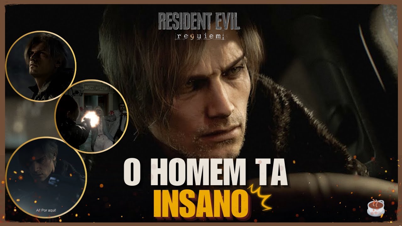 RESIDENT EVIL REQUIEM: LEON EM A&Ccedil;&Atilde;O NO TRAILER DA TGA, &eacute; real, n&atilde;o foi um del&iacute;rio coletivo