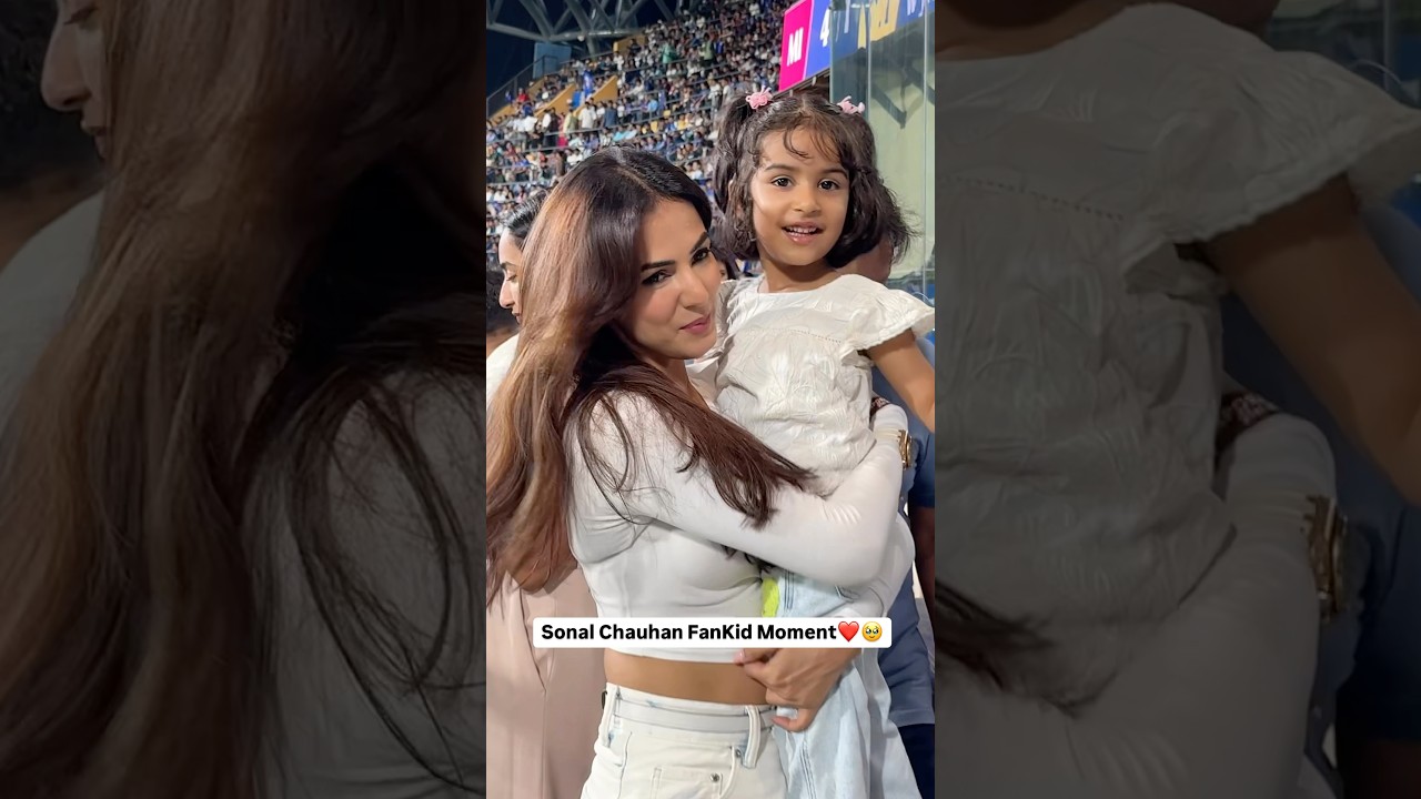 #sonalchauhan made the kid&rsquo;s day🥹❤️