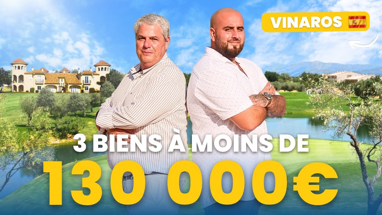 INVESTIR sur un GOLF en ESPAGNE : 3 biens immobiliers à MOINS de 130 000€