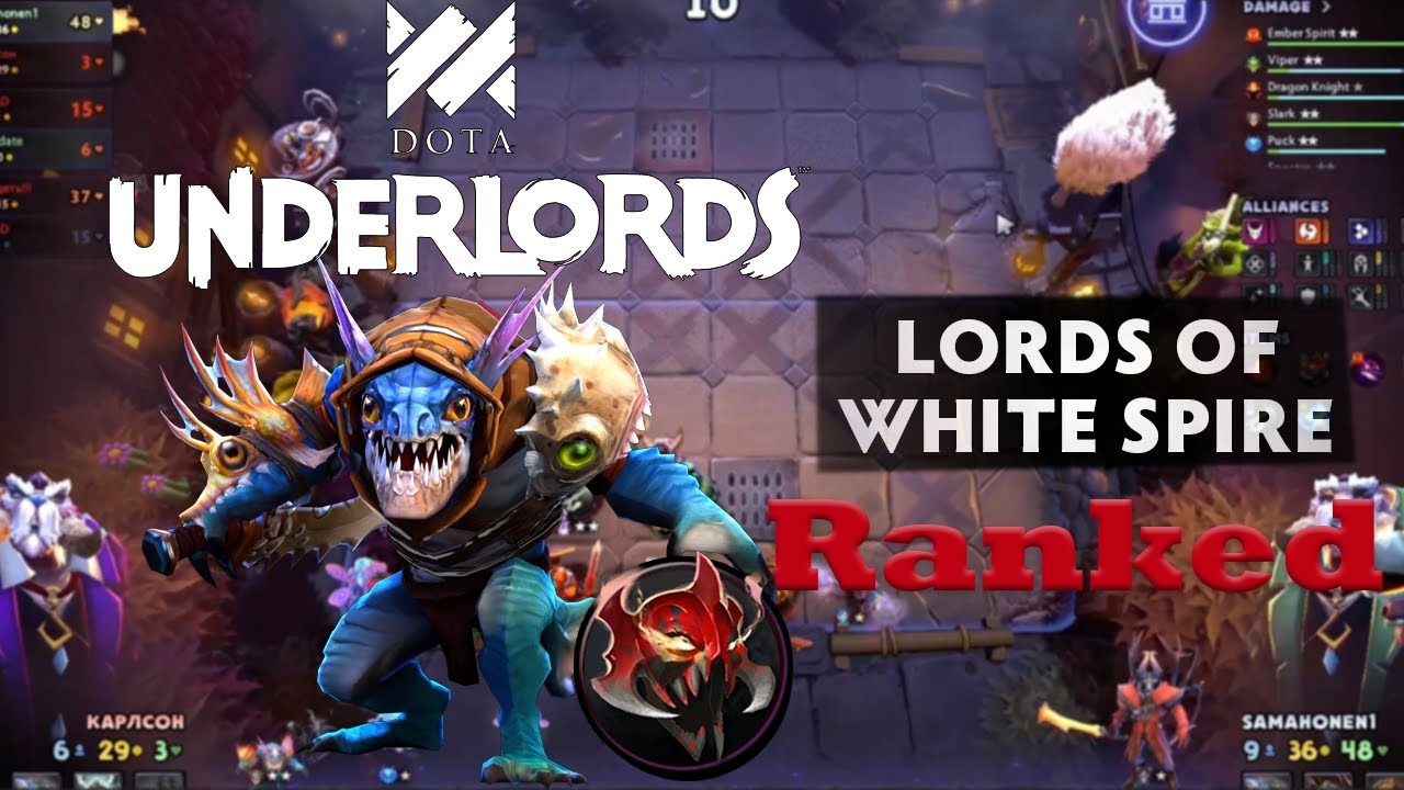 Dota Underlords, Lord of The White Spire Ranked Match in 2025, Overexplained Commentary