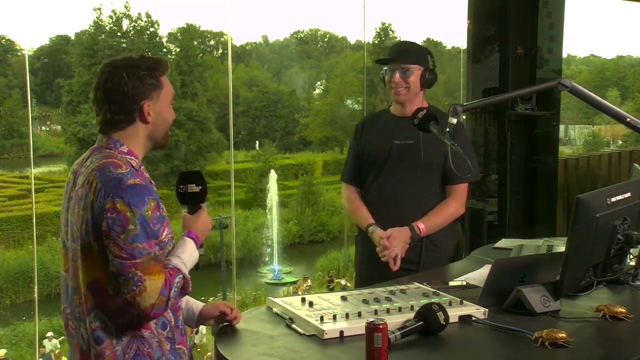 Oliver Heldens at the One World Radio studio | Tomorrowland Belgium 2024