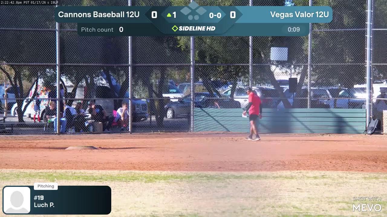 Vegas Valor 12U vs. Cannons Baseball 12U (2026.01.17)
