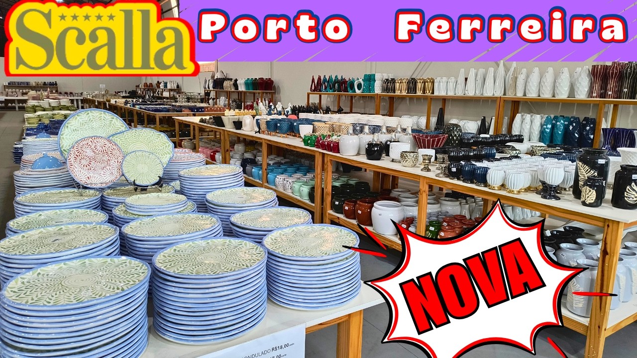 Tour IMPERD&Iacute;VEL pela NOVA CER&Acirc;MICA SCALLA em Porto Ferreira!