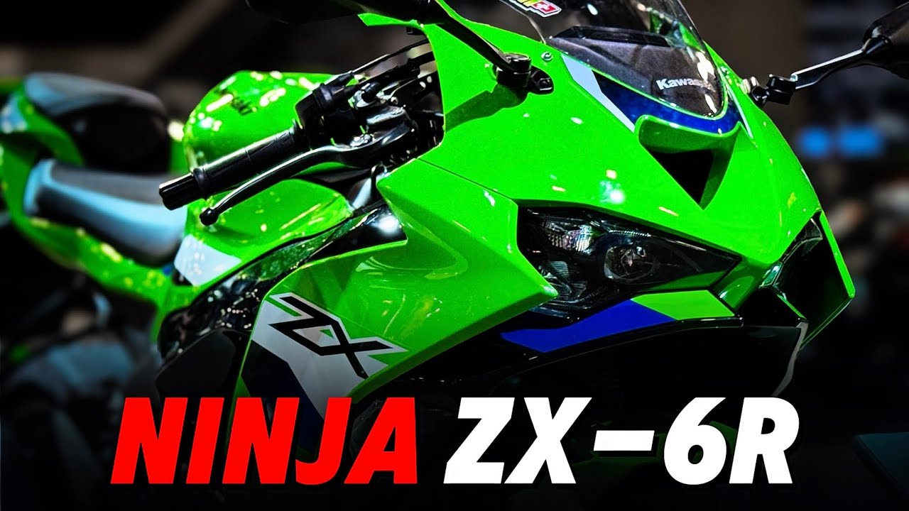 Кавасаки Ниндзя ZX-6R 2026 | 4К