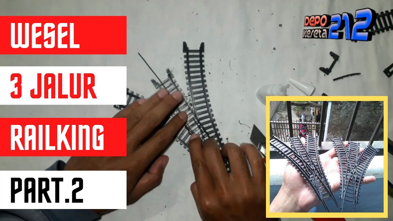 Miniatur Kereta Api Wesel 3 Jalur, Part.2