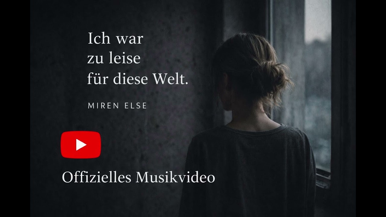 Ich war zu leise für diese Welt.Diese Musik ist für alle, die sich zu oft falsch gefühlt haben.