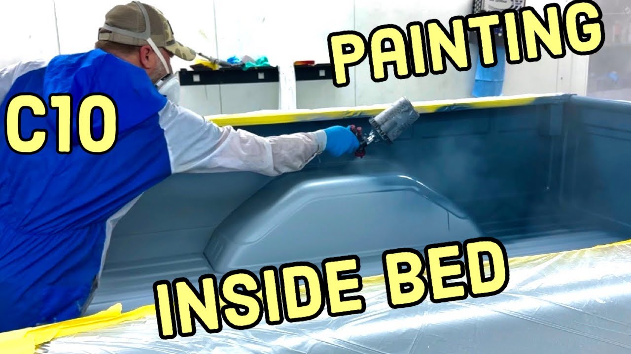 C10 Project:  Painting Inside the Bed--EXTREMELY CHALLENGING!
