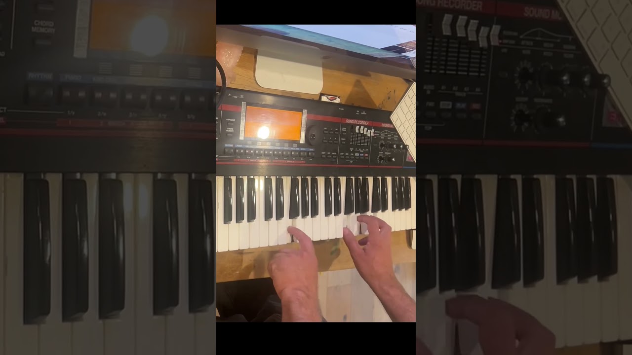 A little bit of psycho killer by the Talking Heads done in a different key for our singer ￼