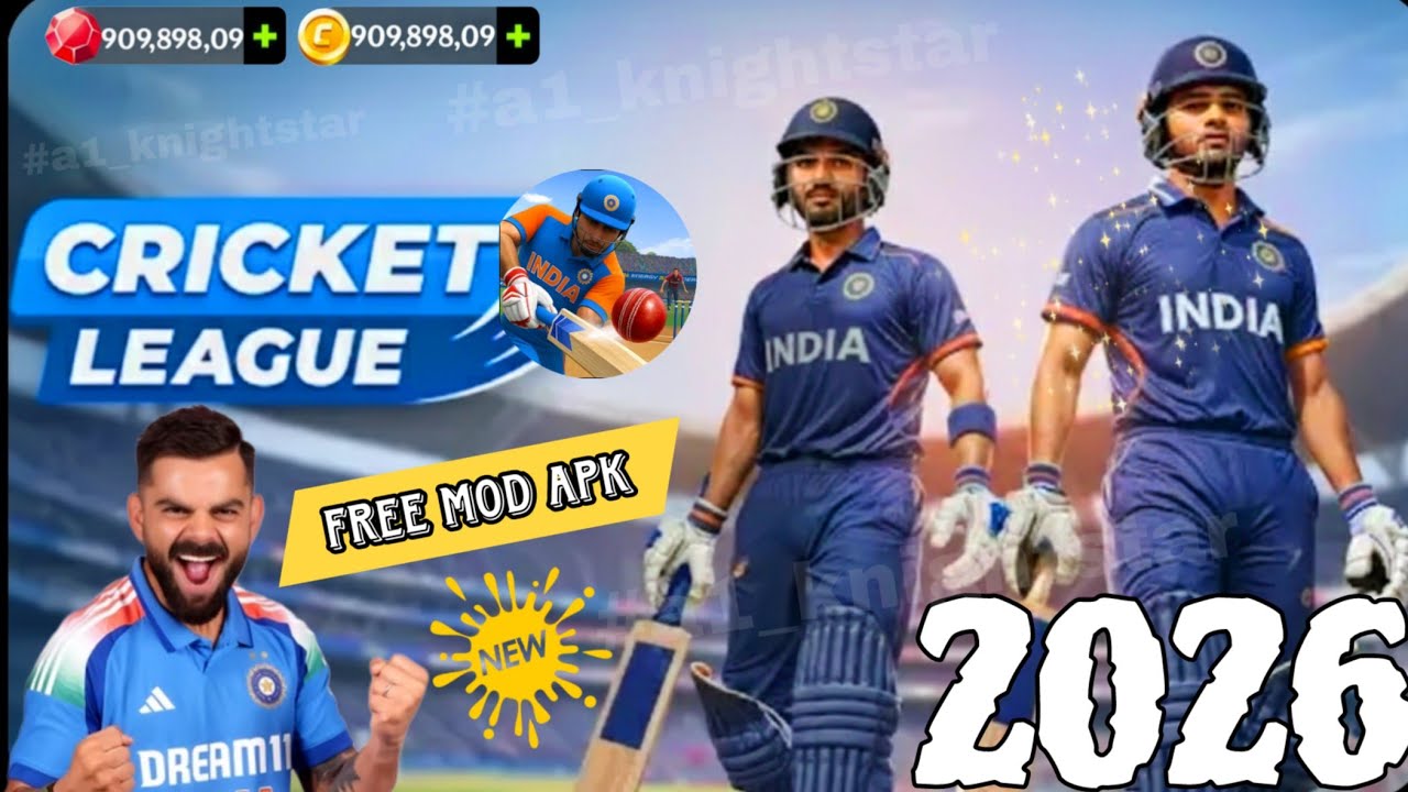 2026 BIG UPDATE🥳 Cricket League hack mod APK unlimited money gems || How to download cricket league.