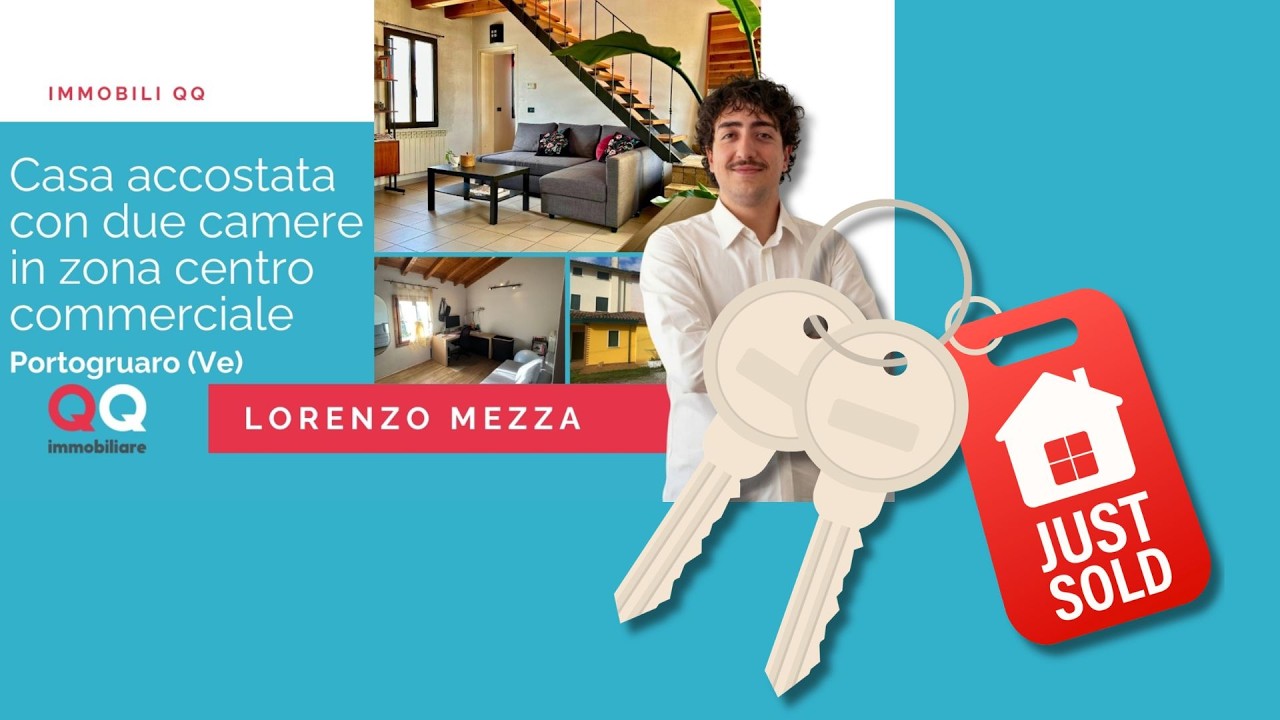 Casa accostata con due camere in zona centro commerciale | Portogruaro (Ve)