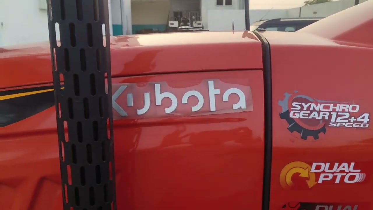 Kubota MU5502 Tractor Vibration test Demo RS 20 rupees coin standing 