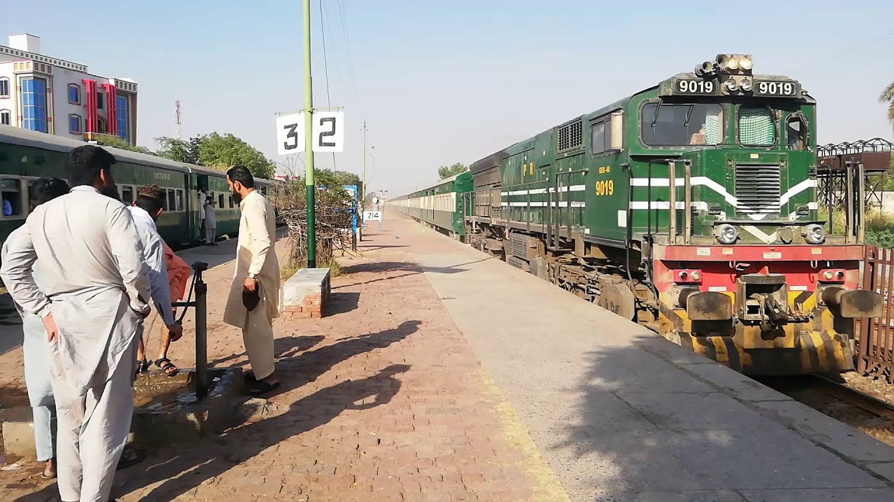 Live view from Locomotive Cab train journey from Train driver cab front view