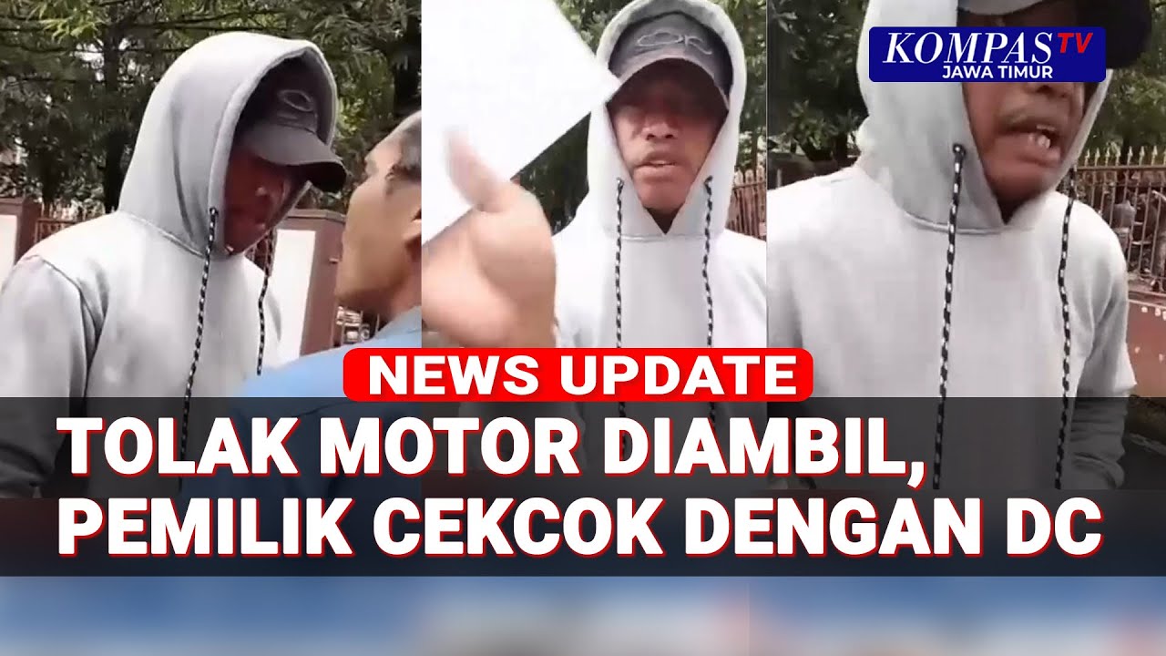Tolak Motor Diambil, Pemilik Cekcok dengan Penagih Utang Mata Elang!