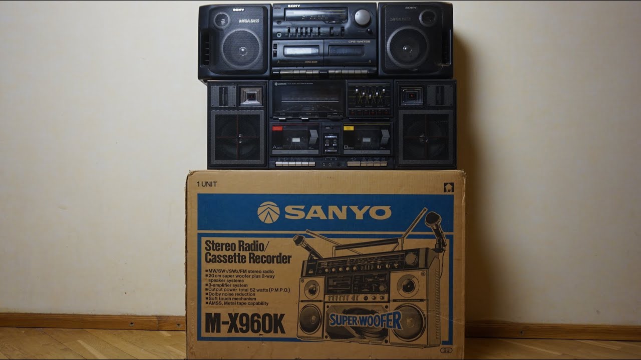 Такие три разных магнитолы: Sony CFS-W475S, Sanyo M-X960K и Samsung W65JS  И что с ними делать?