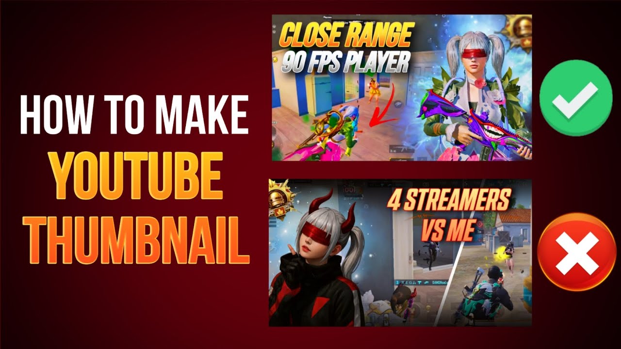 STEP BY STEP EXPLAINING HOW TO MAKE BGMI THUMBNAIL 