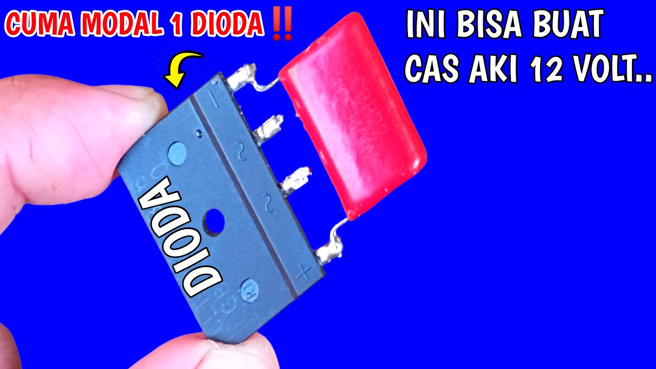 CUMA MODAL 1 DIODA‼️GAK PERLU BELI CHARGER AKI LAGI