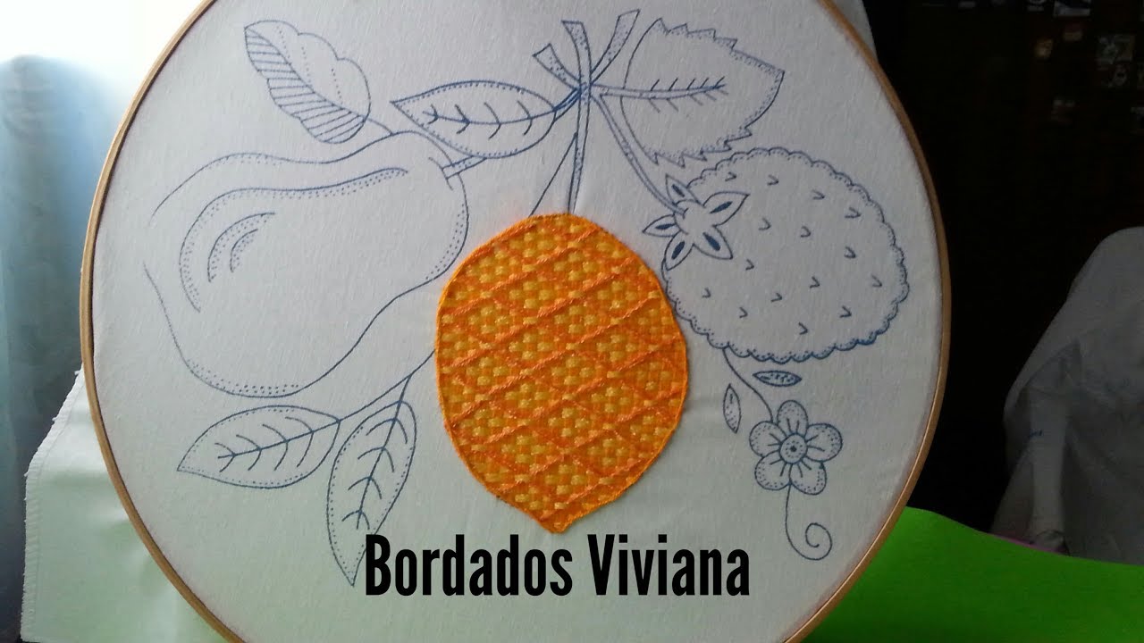 Bordado fantasía NARANJA O PIÑA